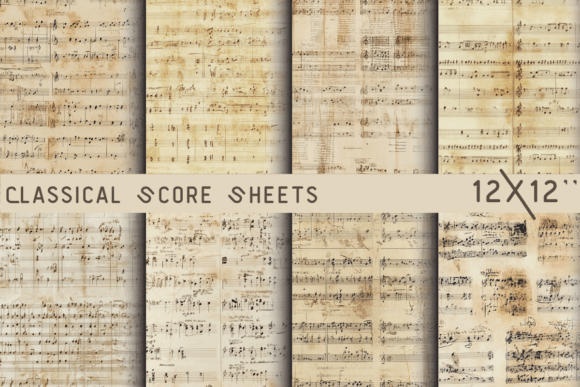 Download Classical Score Sheets Symphony Notes - Classical Collection