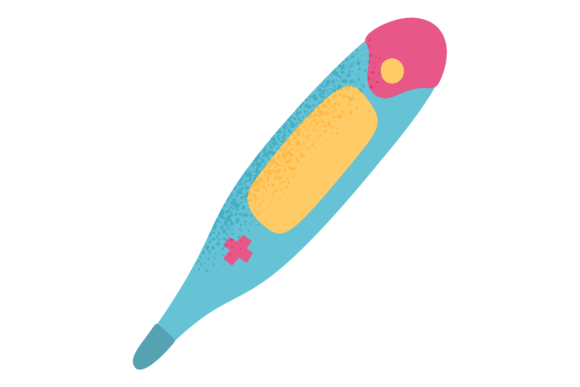 Download Medical Thermometer Cute Icon. Fever Mea - Fever Collection