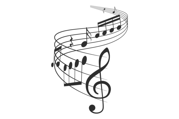 Download Classical Music Symbol. Note Bearer Curv - Classical Collection