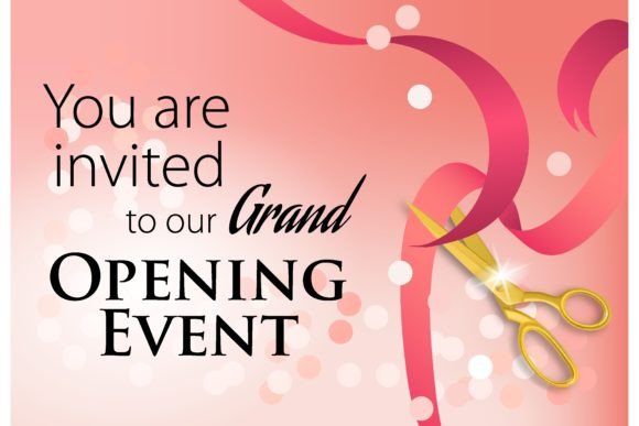 Download Grand Opening Event Lettering with Sciss - Event Collection