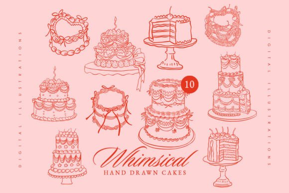 Download 10 Coquette Wedding Birthday Cake Bundle - Birthday Collection